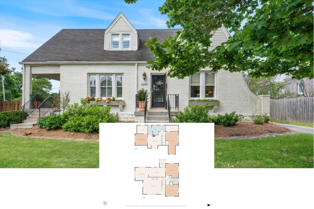 3-Bedroom Cape Cod Home with Covered Side Porch and Unfinished Basement (2,259 Sq. Ft. Floor Plan)