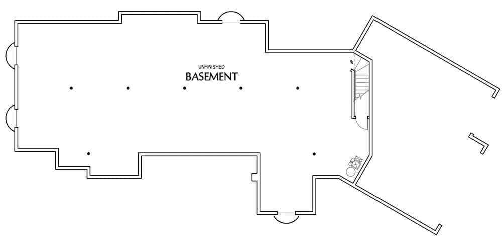 Explore the Potential of This Expansive Unfinished Basement
