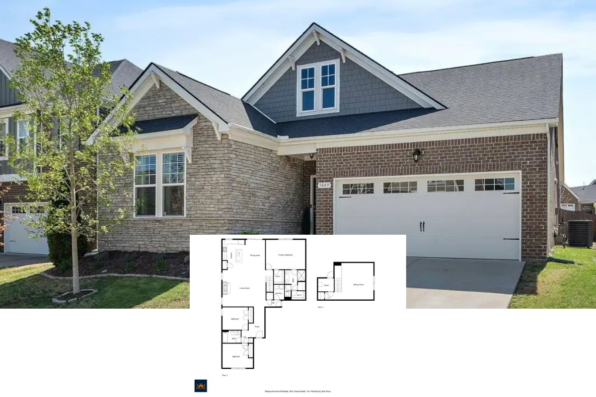 3-Bedroom Ranch-Stye Home with Walk-in Attic and Covered Back Patio (2,195 Sq. Ft. Floor Plan)