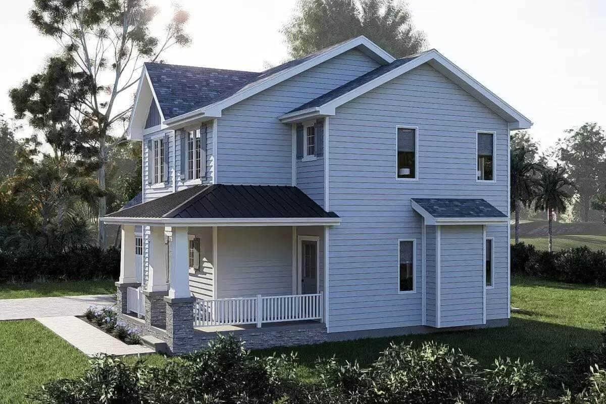 Craftsman Charm with Modern Simplicity in the Exterior