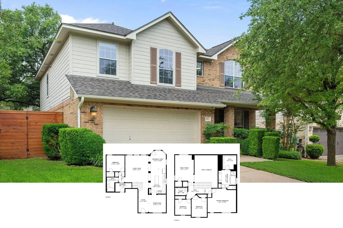 Traditional-Style 4-Bedroom Home with Flex Space and 2- Car Attached Garage (2,480 Sq. Ft. Floor Plan)
