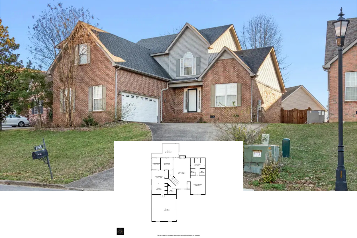 Traditional-Style 4-Bedroom Home with Bonus Room and Screened-In Back Porch (2,688 Sq. Ft. Floor Plan)
