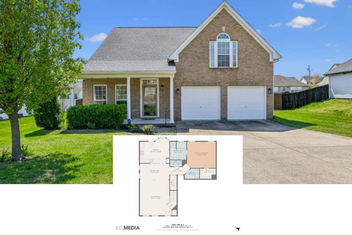 Traditional-Style 3-Bedroom Home with Covered Front Porch and Covered Patio (2,081 Sq. Ft. Floor Plan)