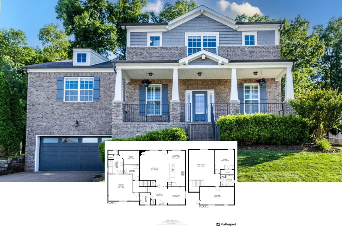 Modern Craftsman 3-Bedroom Home with Front Porch and Covered Deck (2,624 Sq. Ft. Floor Plan)