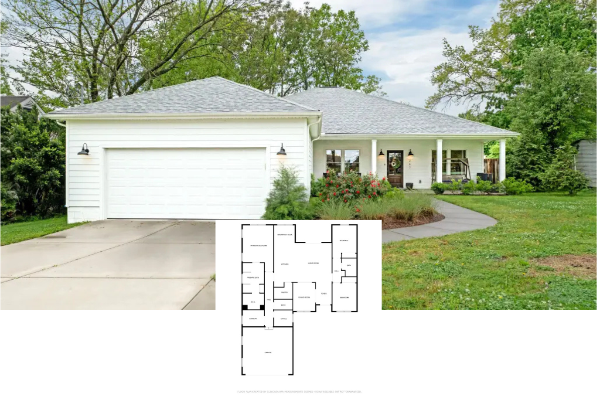 Ranch-Style 3-Bedroom Home with Open-Concept Layout and Covered Patio (2,198 Sq. Ft. Floor Plan)