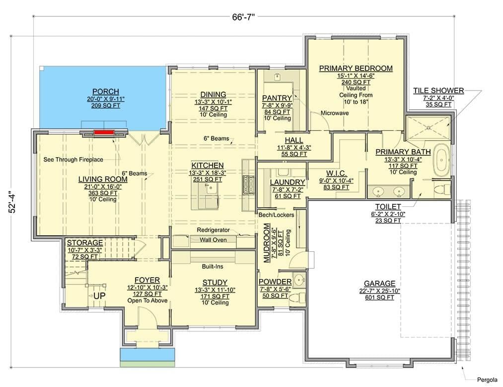 Spacious Main Floor Layout with a Focus on Functionality