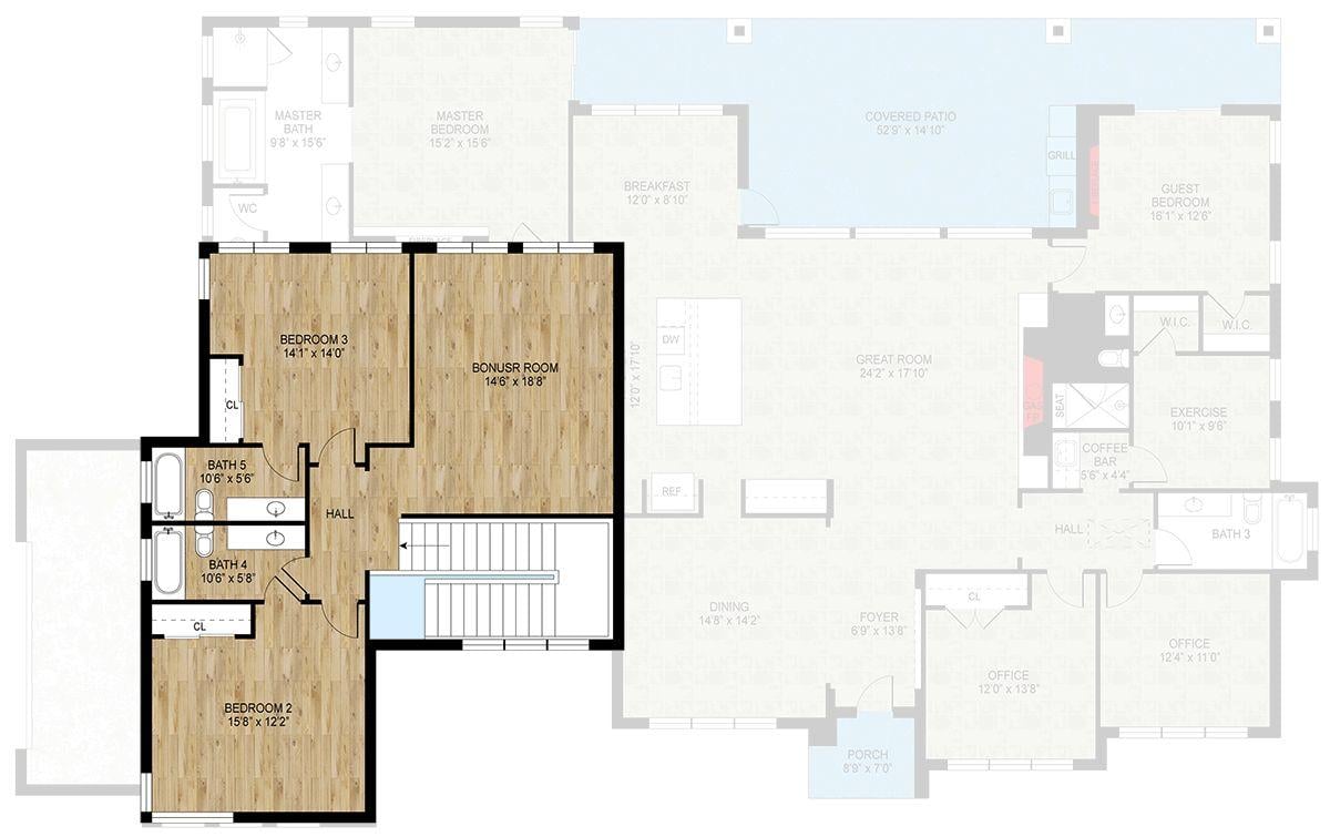 Explore the Spacious Bonus Room Perfect for Multi-Generational Living