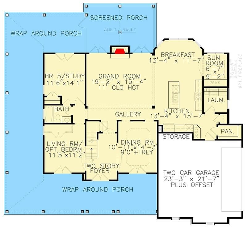 Explore the Open Flow with a Grand Room as the Heart of the Floor Plan
