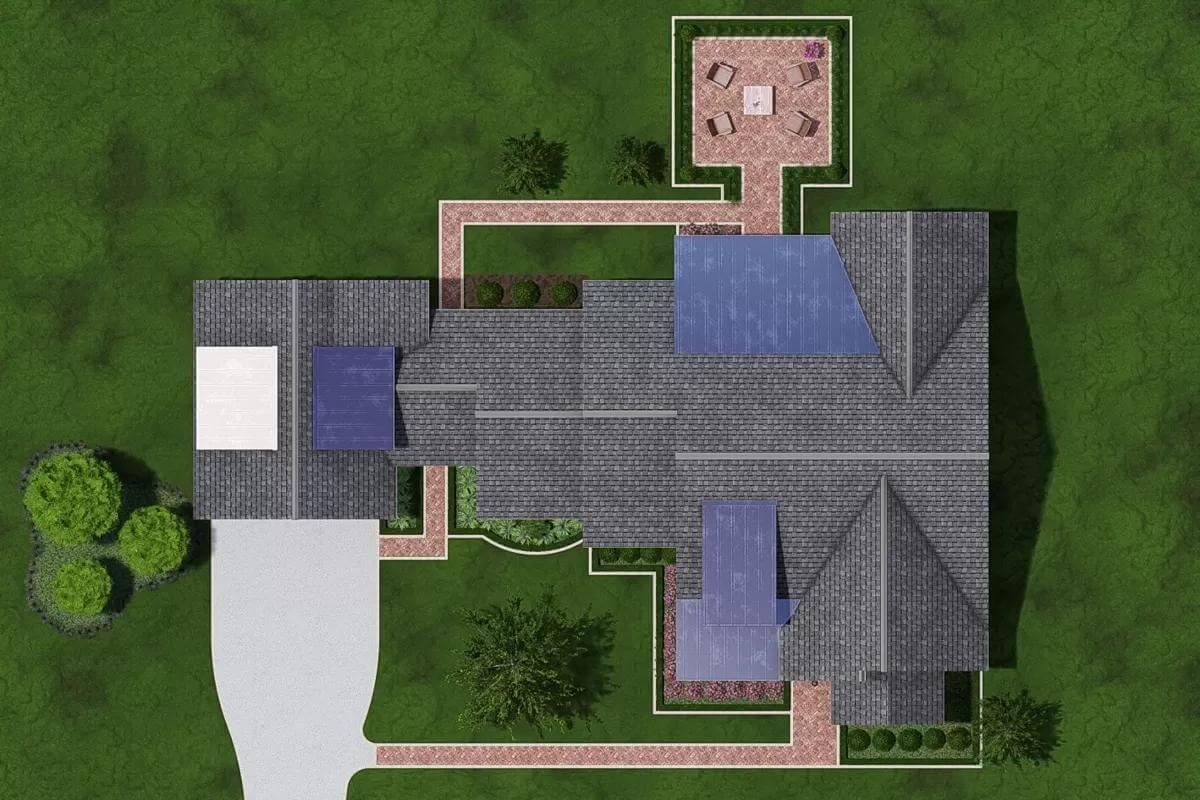 Explore the Expansive Roofline and Thoughtful Outdoor Spaces