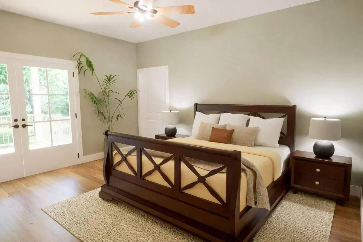 Slumber in Style: Check Out This Sleigh Bed with Intricate Details