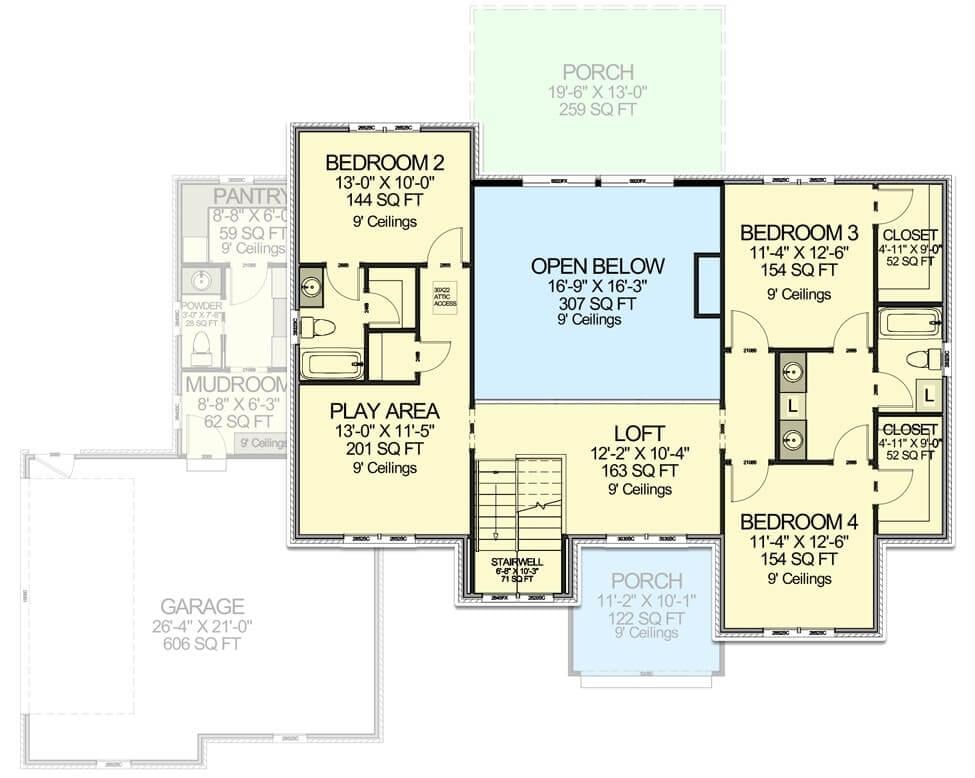 Discover How This Upper Floor Maximizes Space with a Play Area and Loft