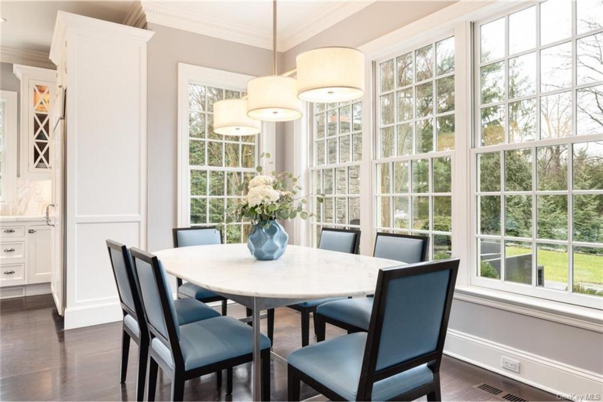 Breakfast Nook Bathed in Natural Light