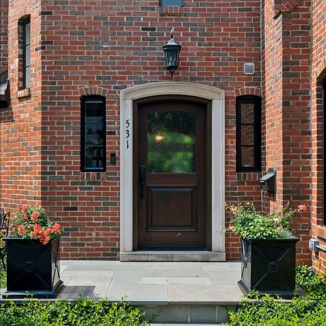 A Brick Entryway That Speaks of Timeless Appeal