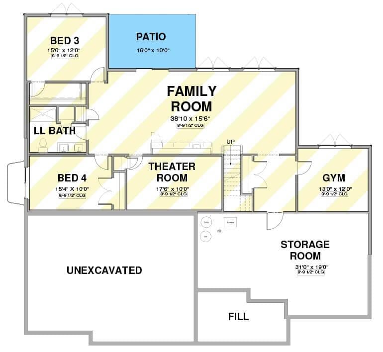 Discover the Lower Level Haven: Theater Room and Home Gym Highlights
