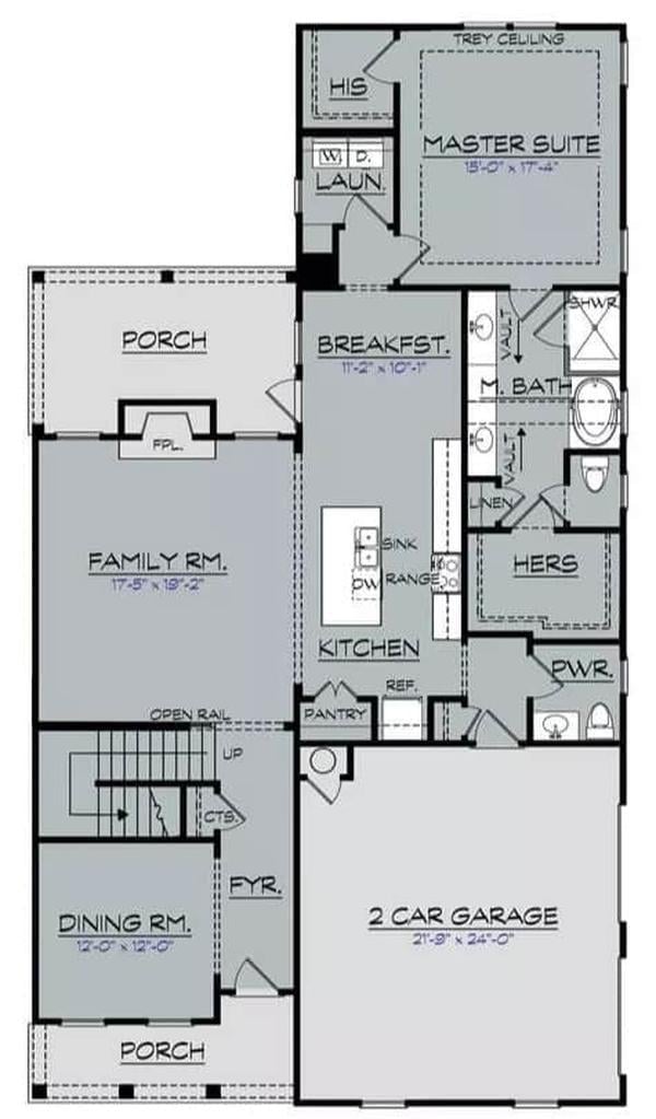 Explore the Spacious Family Room with an Adjacent Breakfast Nook