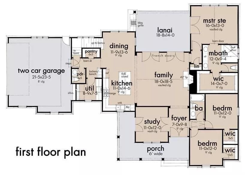 Explore This Thoughtfully Designed First Floor with Spacious Family Room