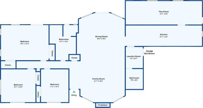 Thoughtfully Designed Floor Plan with Connected Living Spaces