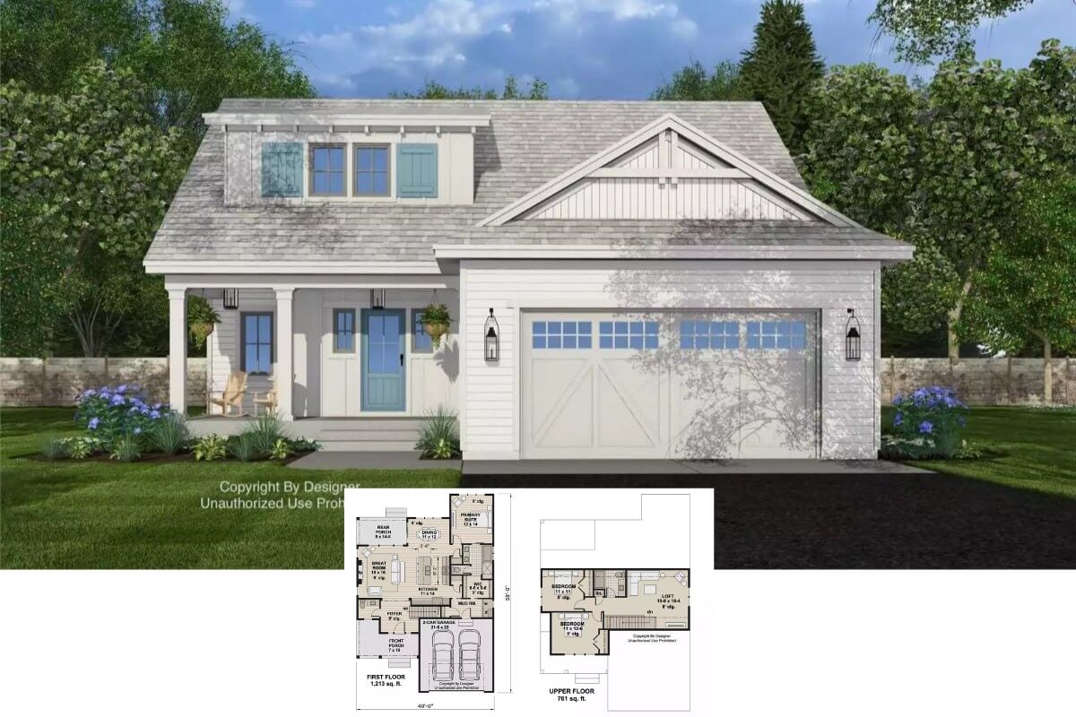 Casey Acres 3-Bedroom Ranch with Loft and Double Garage (Floor Plan)
