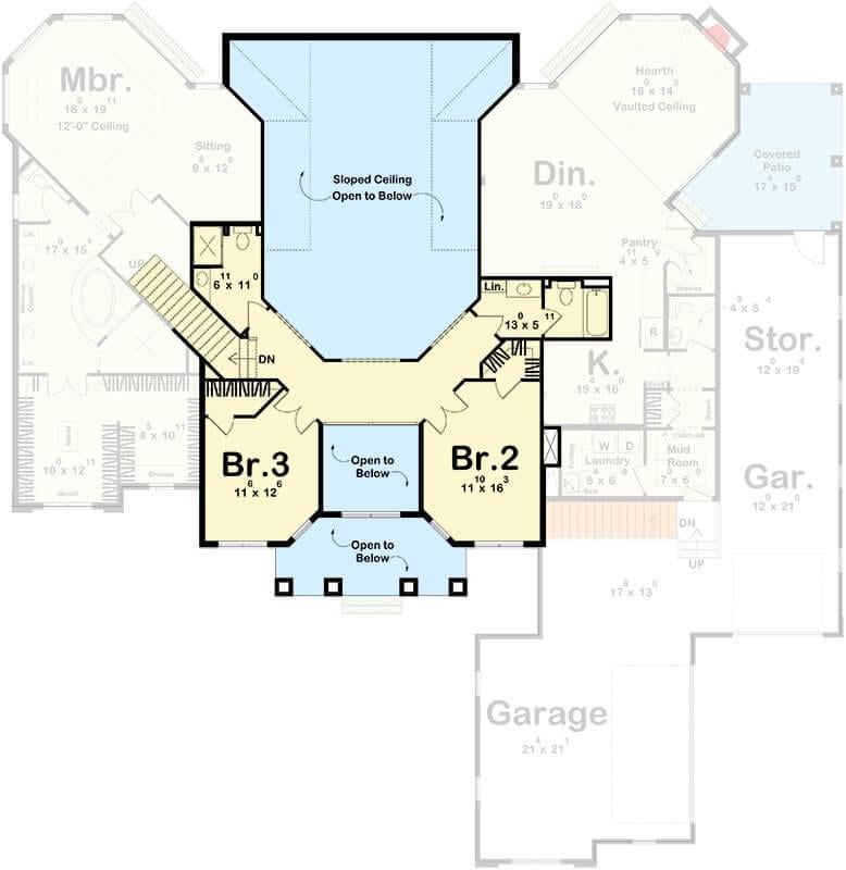 Discover the Upstairs Retreat with Two Bedrooms and Open Loft Space