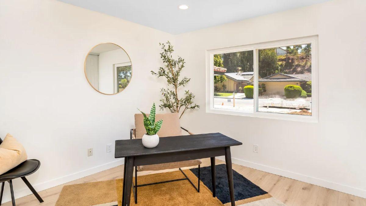 Minimalist Home Office with a View