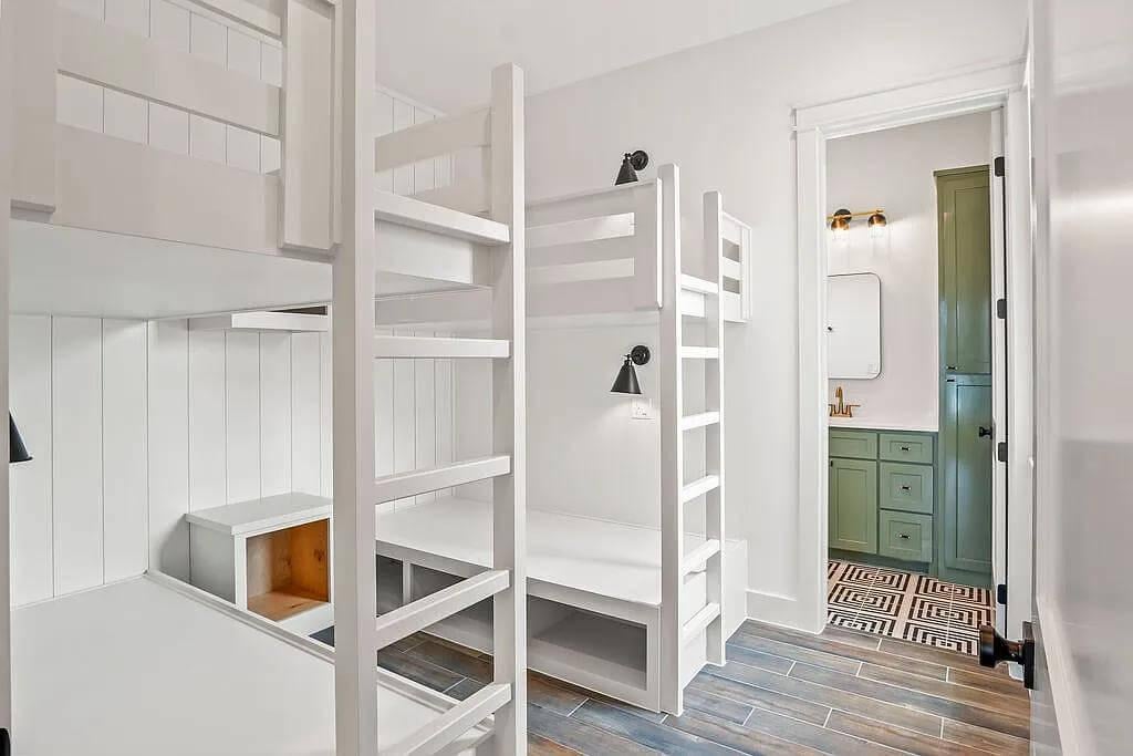 Discover the Smart Design of This Bunk Room with Built-In Lights
