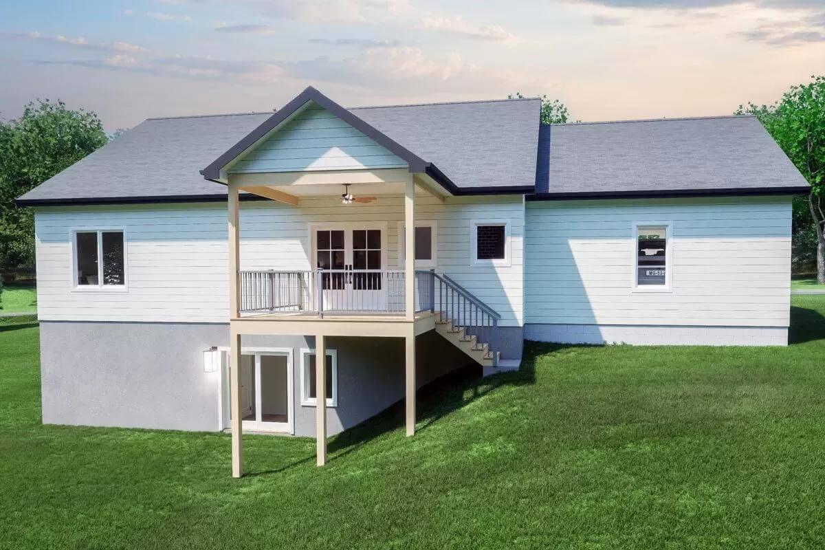 Elevated Deck for Easy Backyard Enjoyment and Access