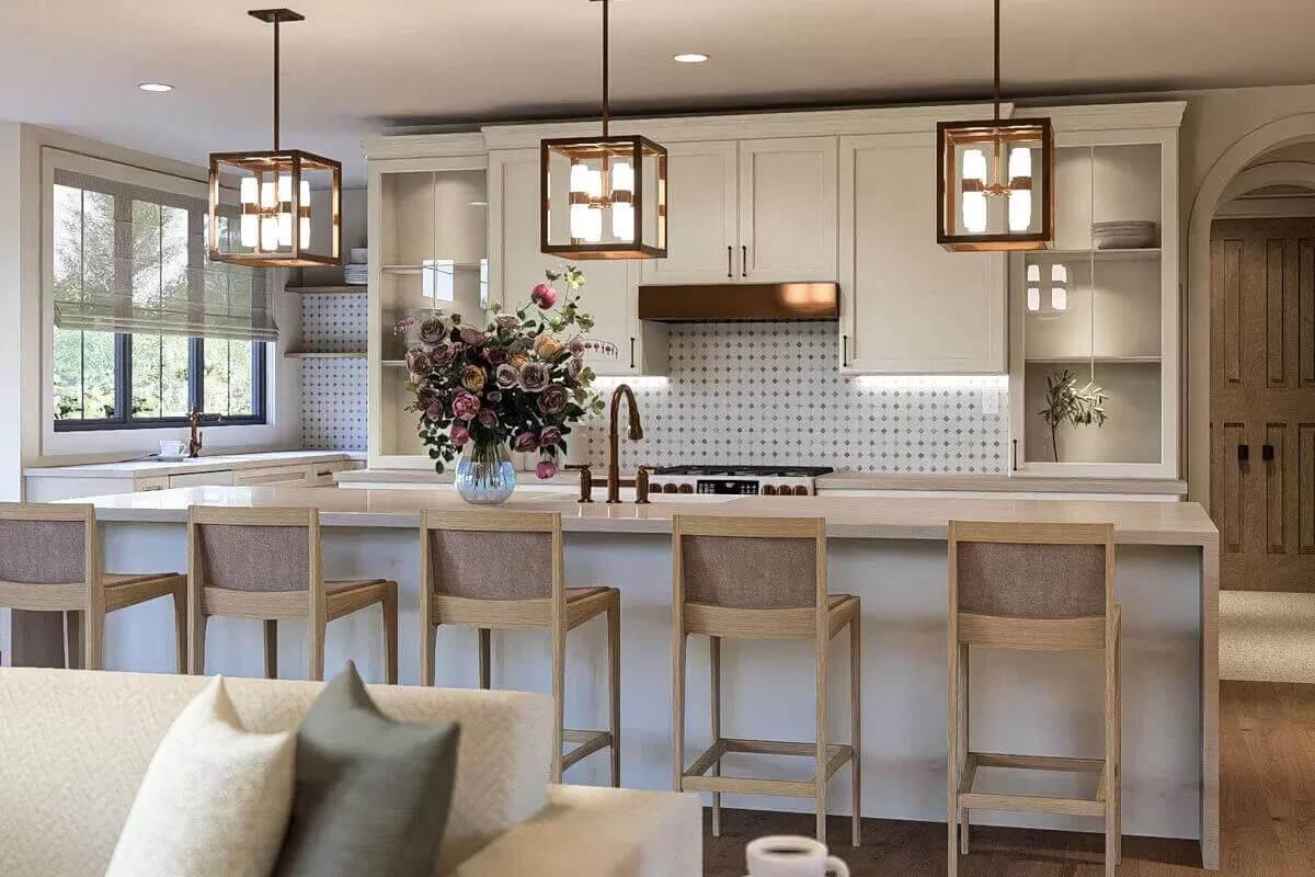 Wow, Check Out the Subtle Elegance in This Open Kitchen Design
