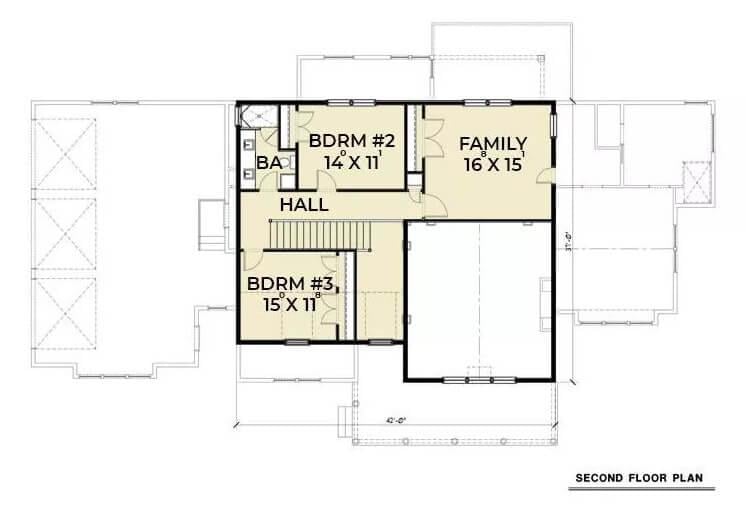 Explore the Spacious Family Room on the Second Floor
