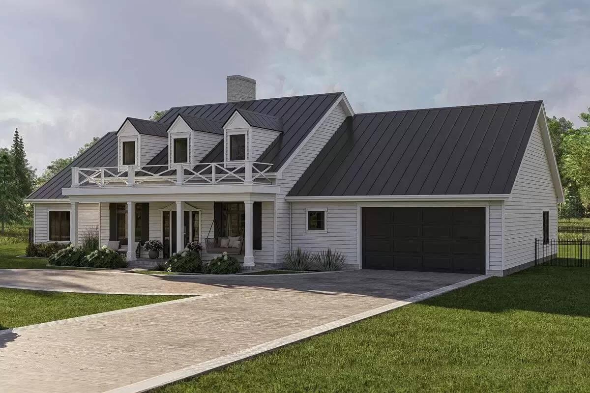 Crisp Lines and Dormers: This Farmhouse Balances Tradition and Modernity