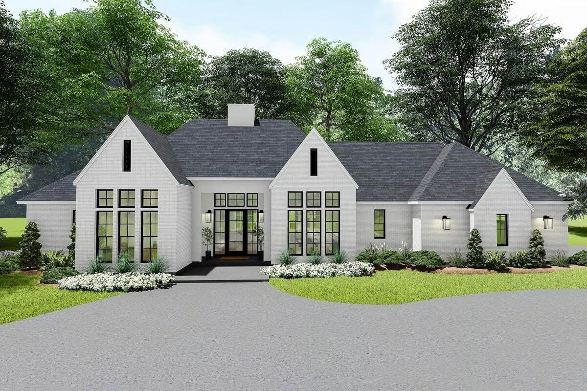 Classic Elegance with Tall Windows and a Spacious Layout