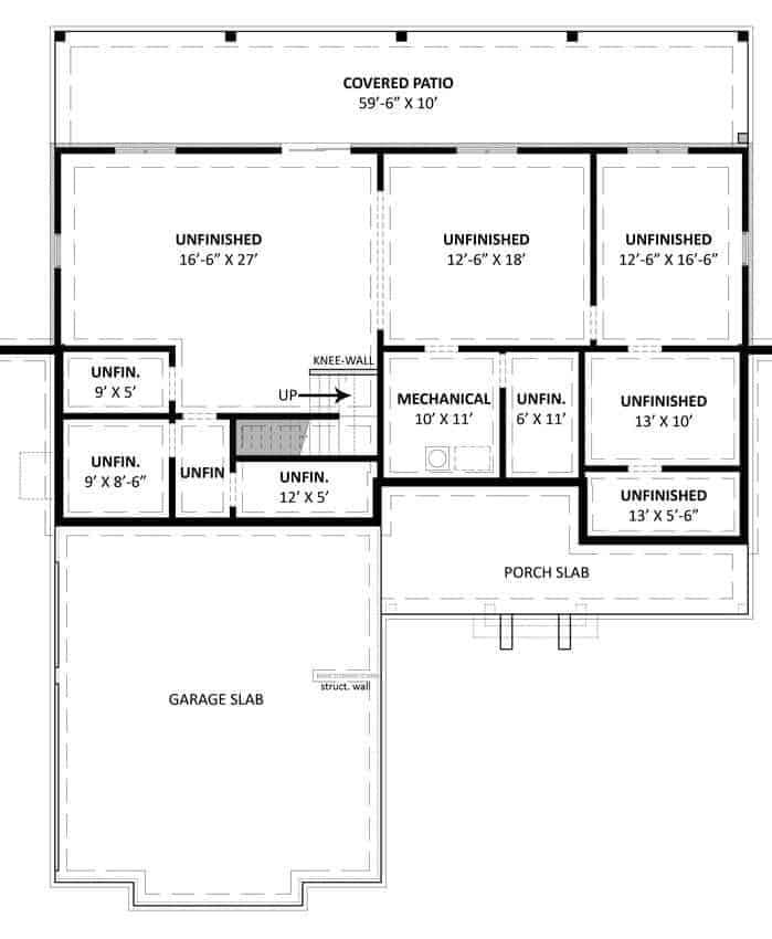 Explore the Potential of This Spacious Basement Layout