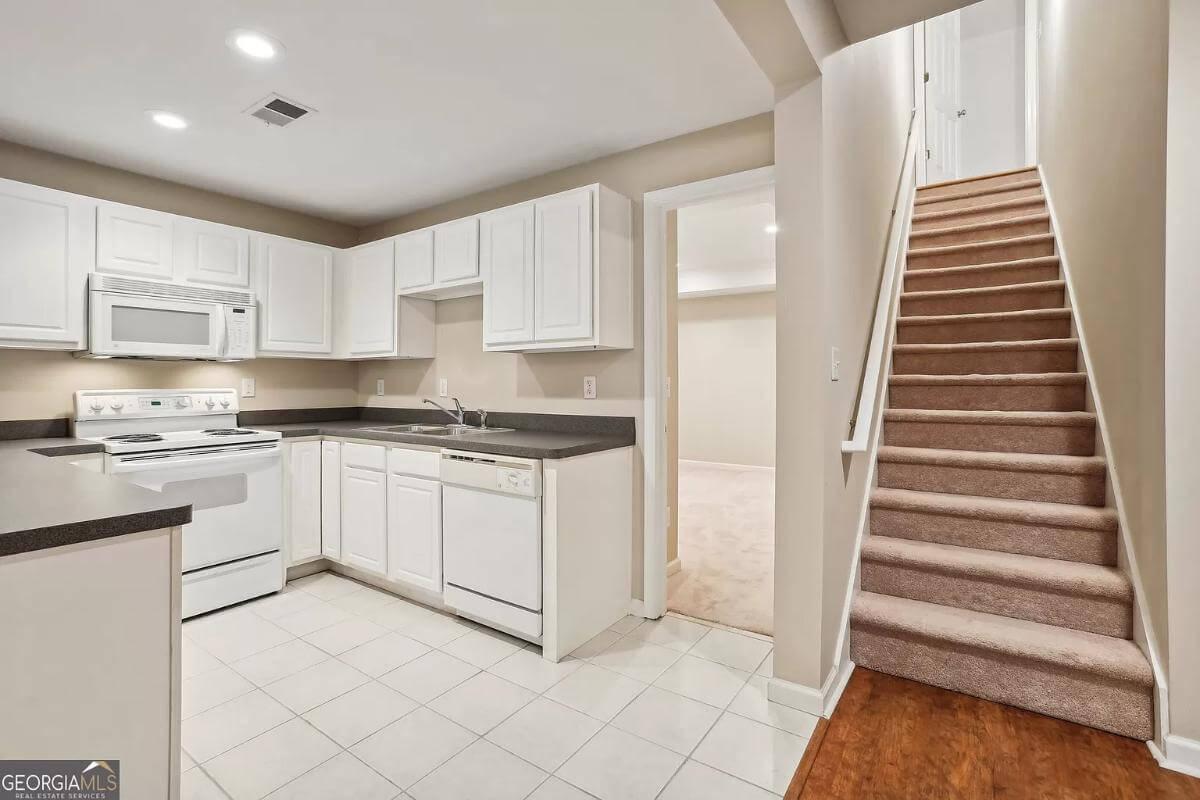 Check Out This Functional Kitchen with Crisp White Cabinetry