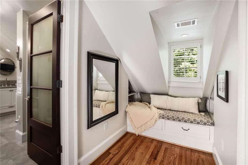Discover This Clever Use of Attic Space with a Cozy Window Nook