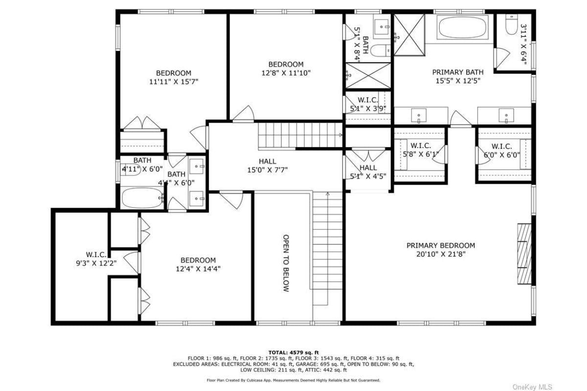 Expansive Upper Floor with Primary Suite Oasis