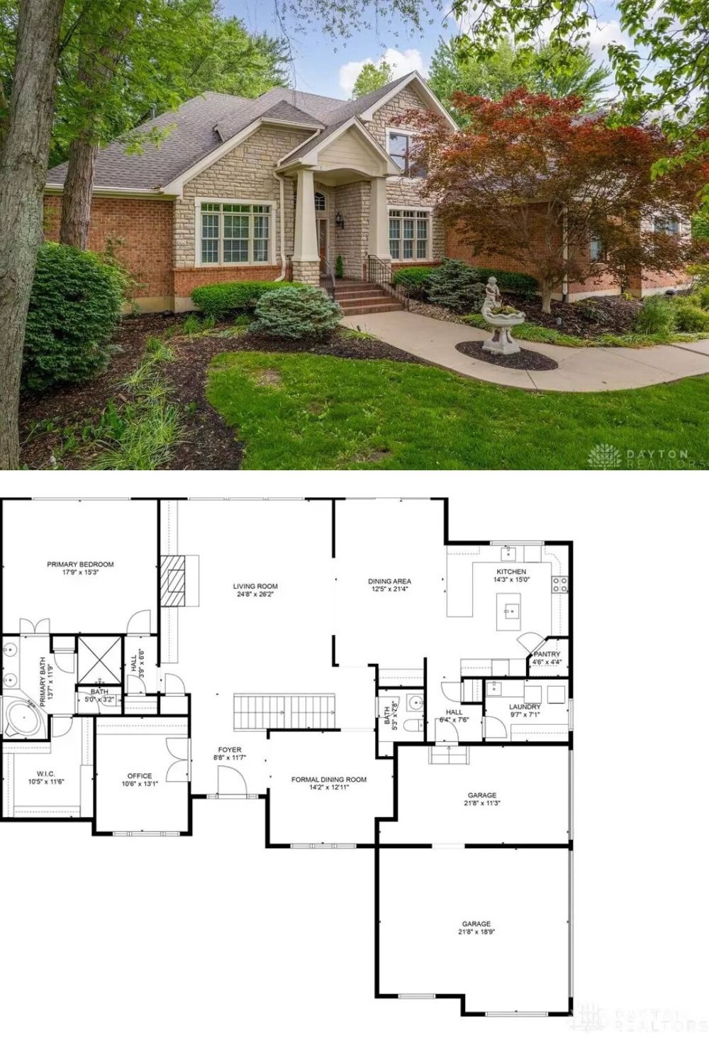 Traditional-Style 4-Bedroom Home with Jack & Jill Bath and Finished Basement (5,280 Sq. Ft. Floor Plan)