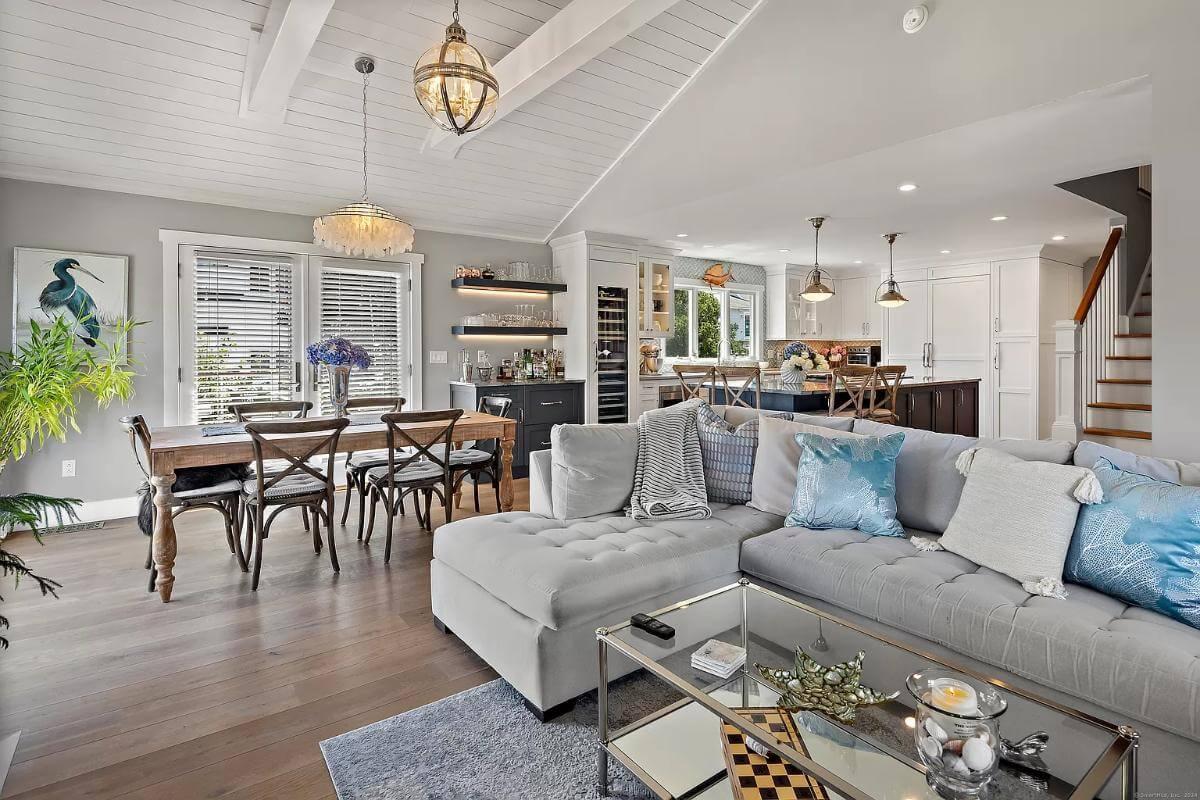 Seamless Open Living with a Cozy Corner for Lounging