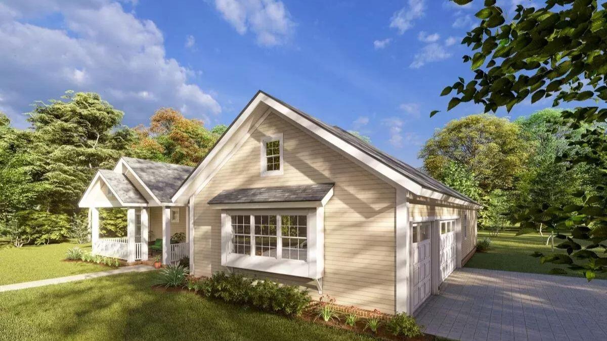 Take a Stroll Along the Craftsman-Inspired Facade and Porch