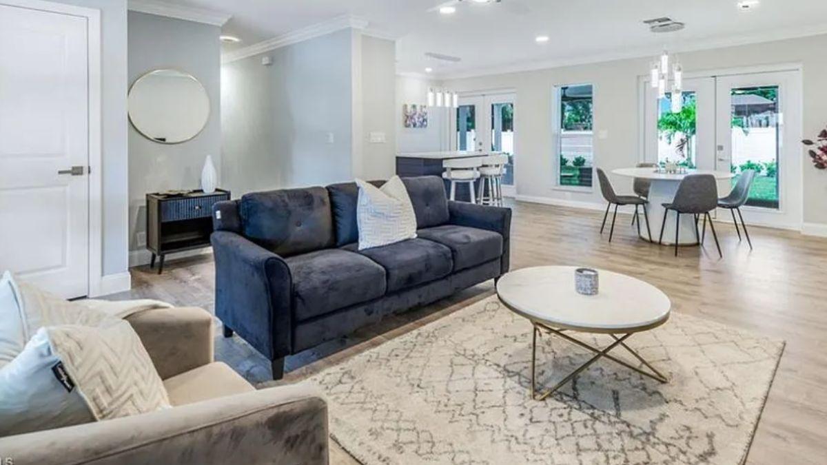 Explore This Open Living Area with Its Thoughtful Design Choices