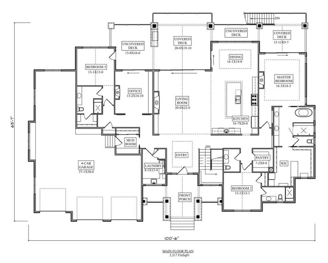 Explore This Spacious Home with an Inviting Covered Deck