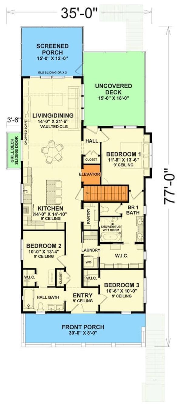 Explore the Smart Storage Solutions in This Open-Concept Floor Plan