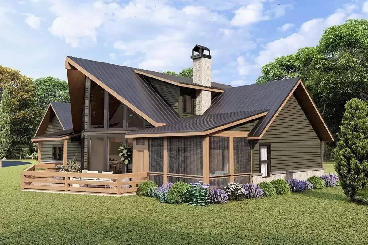 Notice the Dramatic Rooflines on This Modern Craftsman