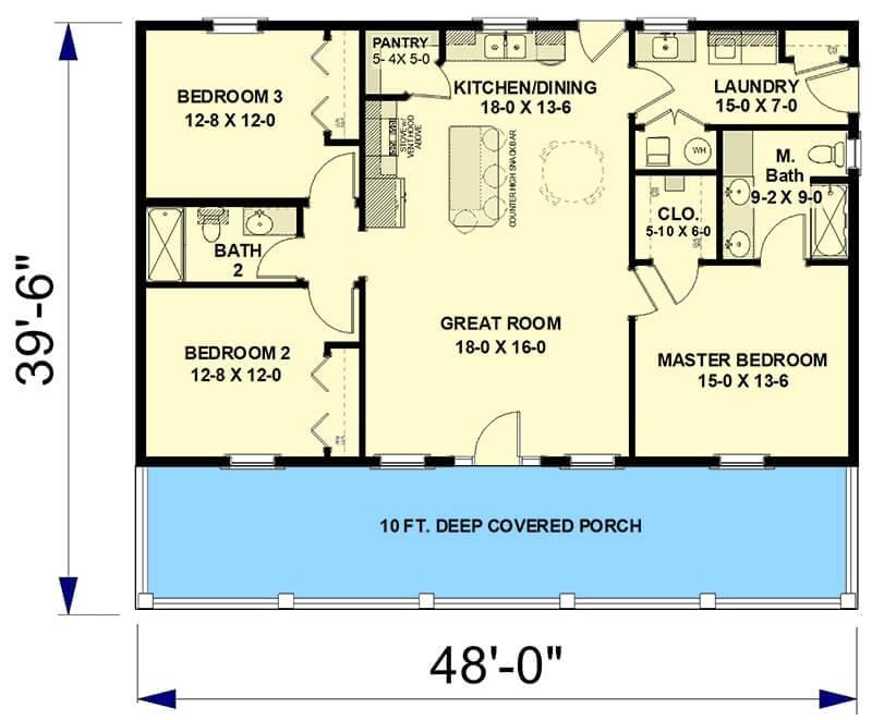 Explore This Craftsman Layout with an Open Great Room