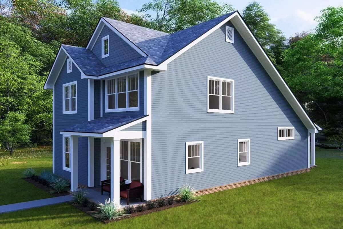 Notice the Symmetrical Gable Roof on This Craftsman Charmer