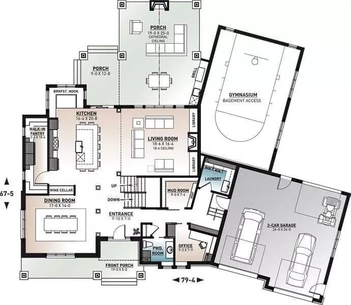 Spacious Family Home with an Impressive Wine Cellar Off the Dining Room