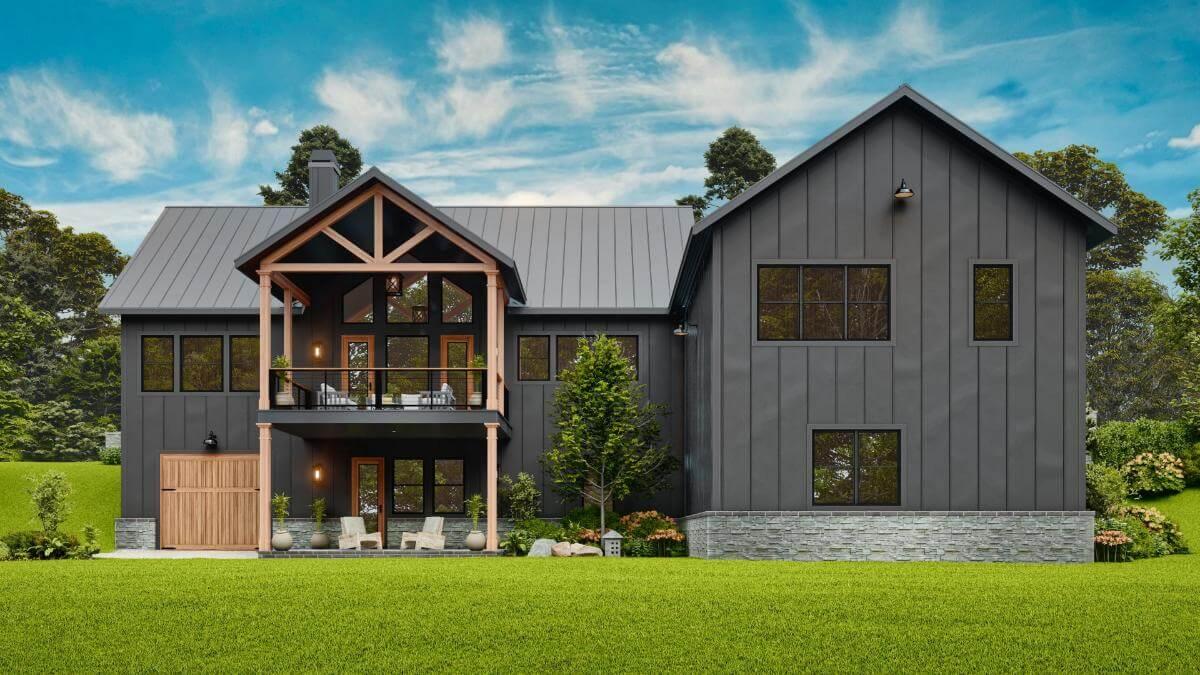 Take a Look at This Stunning Two-Story Craftsmanship with a Wraparound Balcony