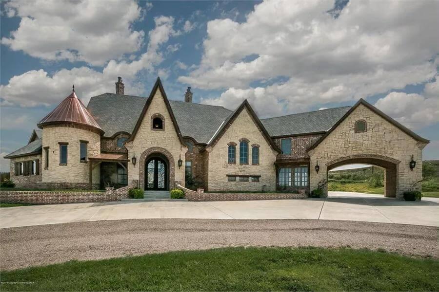 European Charm with a Distinctive Copper-Topped Turret