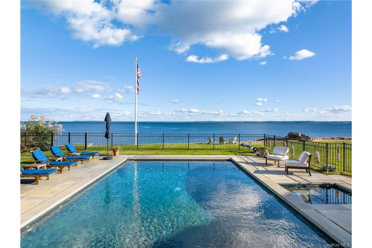 Enjoy Endless Ocean Views from This Elegant Poolside Retreat