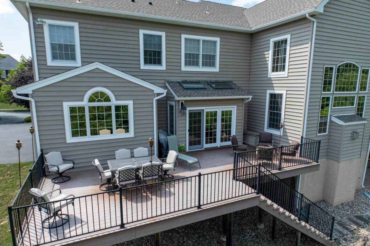 Wow, Look at This Elevated Deck with Skylights and Scenic Views