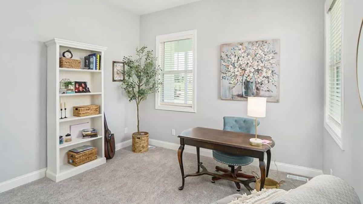 Home Office with a Touch of EleganceโNotice the Classic Desk