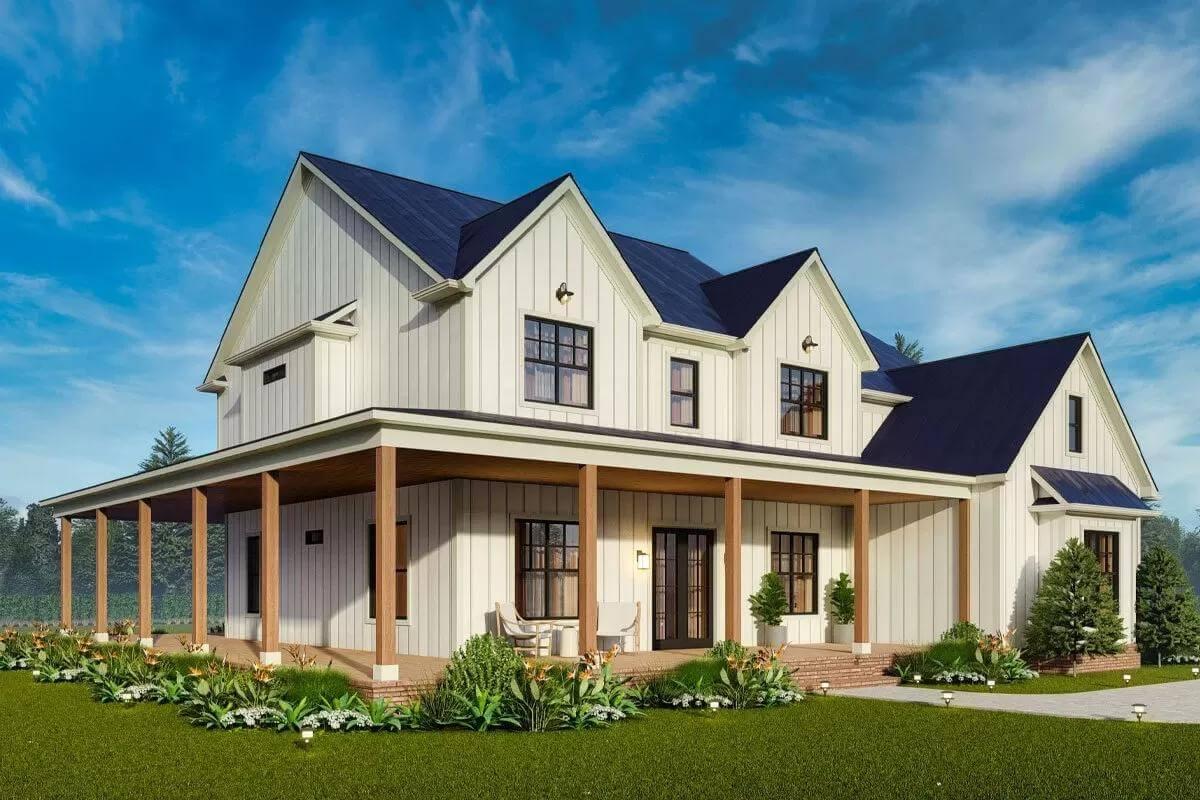 Traditional Meets Contemporary with This Farmhouse